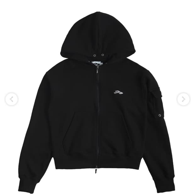 탄산 마그네슘 설라노x탄산 사이드 포켓 후드집업