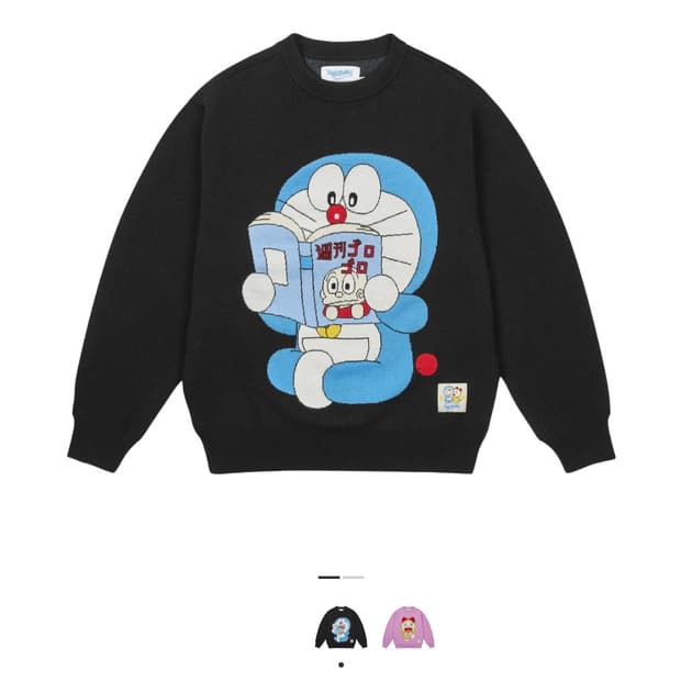 팔라스 X 도라에몽 니트