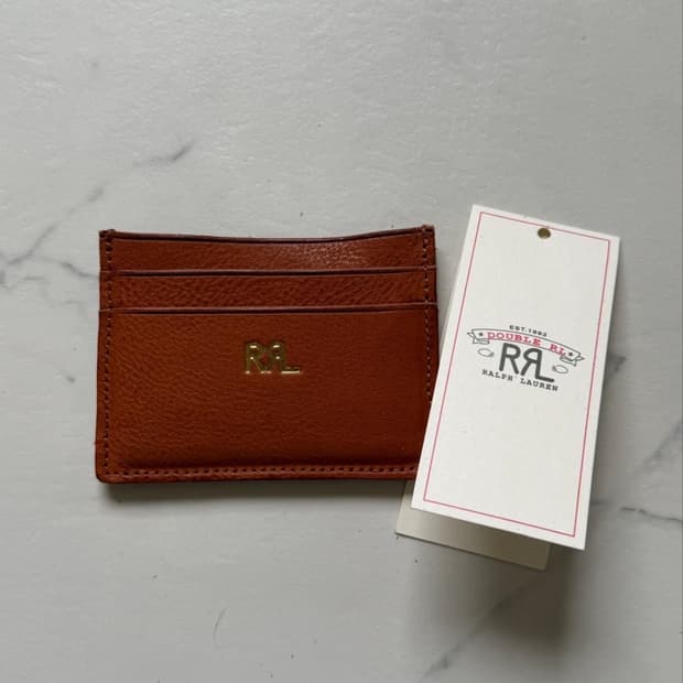RRL 더블알엘 가죽 카드지갑