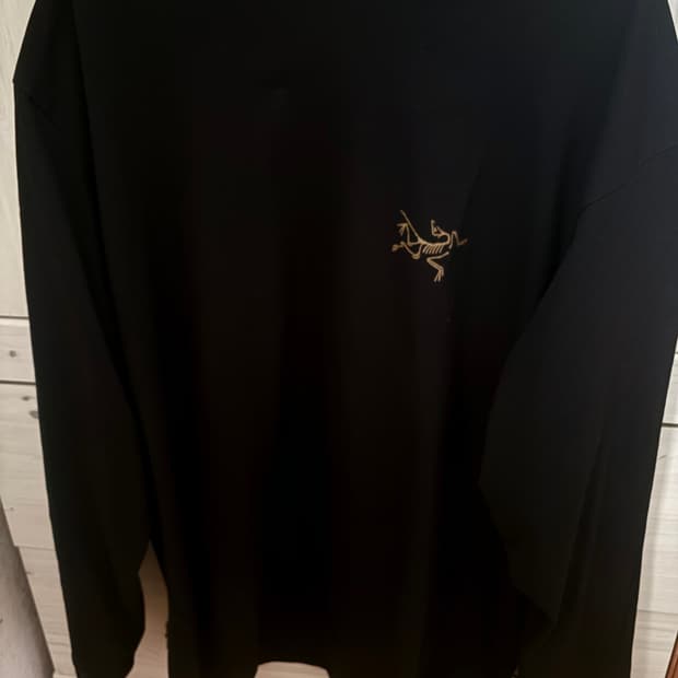 아크테릭스 크래그 코튼 롱슬리브 티셔츠 24K 블랙