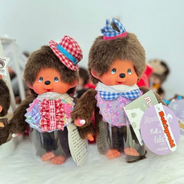 몬치치 fafa&fifi 콜라보 인형 세트