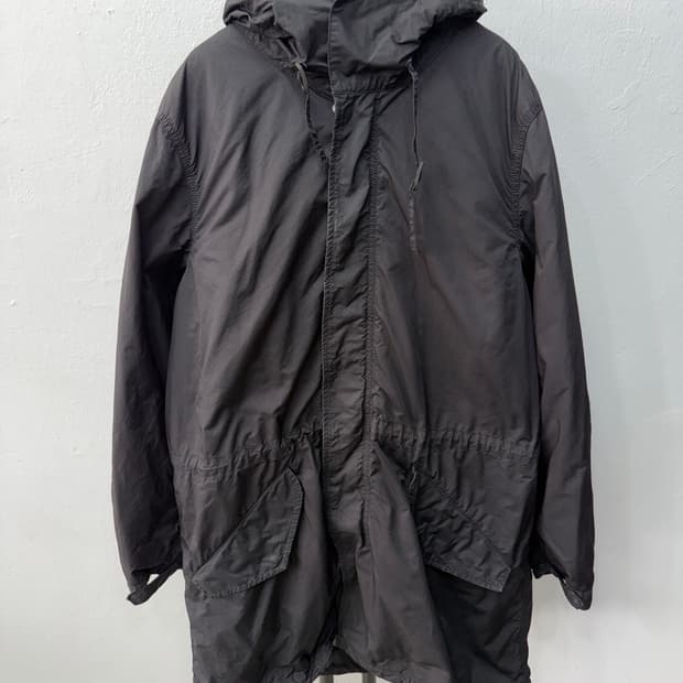 정품) 아스페시 남성 내피분리형 블랙 야상 점퍼 XL