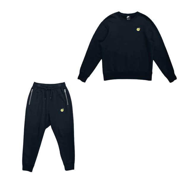 나이키 에어모지 시리즈 스웻셔스+팬츠 set 블랙 M