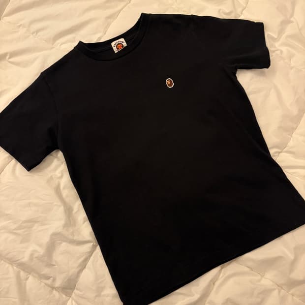 BAPE KIDS 블랙 티셔츠 140