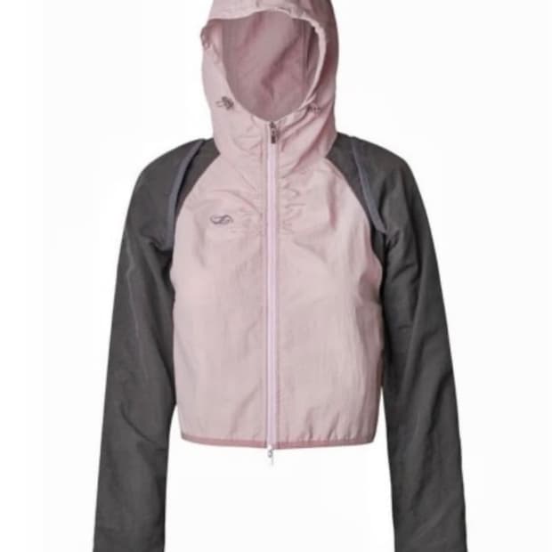 허그유어스킨 hugyourskin 볼레로 윈드쉘 바람막이 (pink)