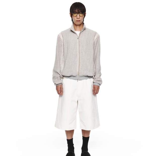 EP.8 01 JERSEY MELANGE GRAY XS사이즈 착샷O