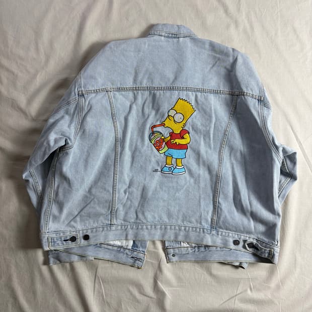 Levis x Simpson 데님 트러커 자켓 XL