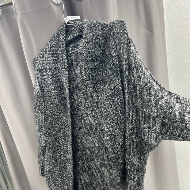 보카시 롱볼레로 가디건