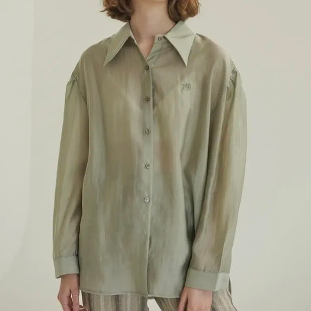 TMO BY 13MONTH SHIRRING SHIRT (KHAKI)