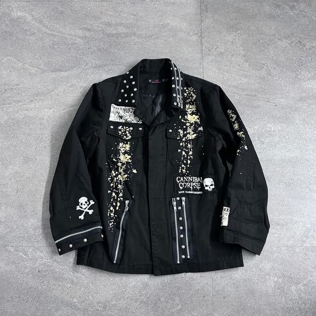 펑크 멀티 지퍼 셔츠