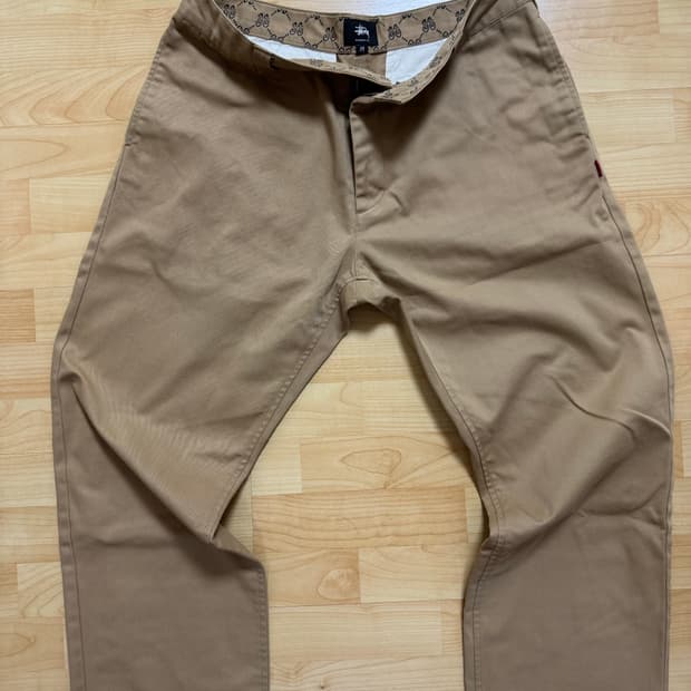 구찌 오마주 스투시 치노팬츠 34사이즈