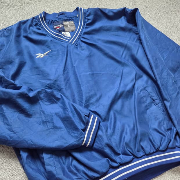 90s Reebok vintage 웜업수트 바람막이 XL(105)