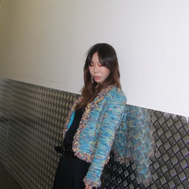 김프티 보트넥 져지 맥시 드레스