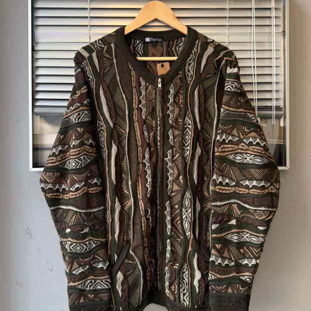 PURELY merino cable cardigan