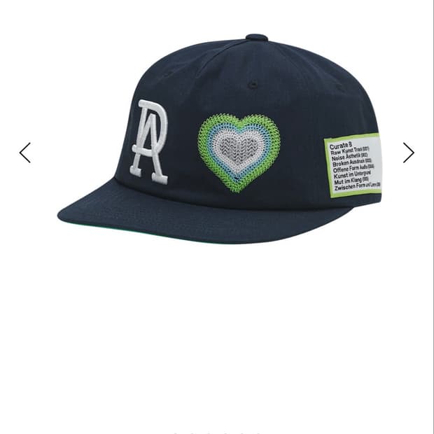 ad embroidery logo ball cap navy