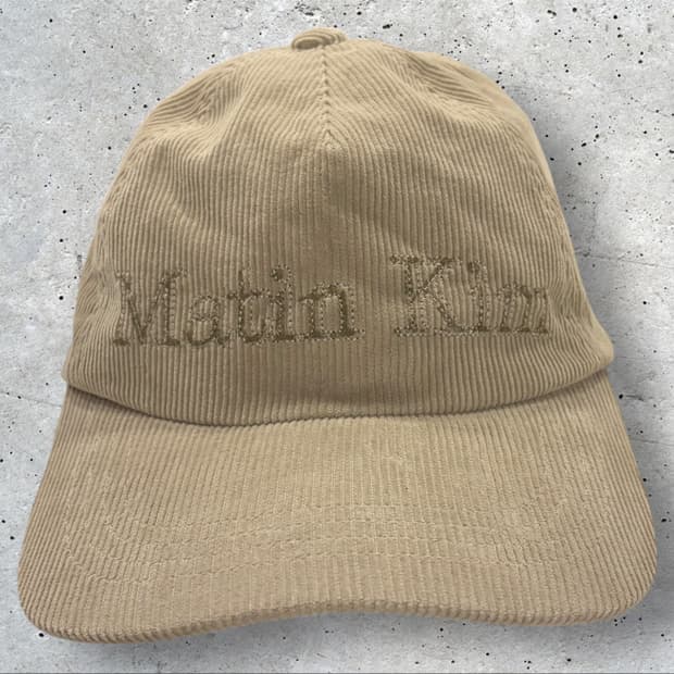 마뗑킴 코듀로이 볼캡 베이지