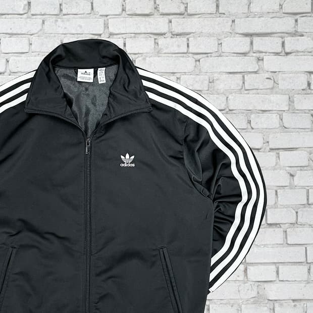 아디다스 파이어버드 블랙 빈티지 져지 우먼M