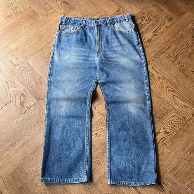 [36]90's 리바이스 Made in USA 빈티지 플레어진 F19