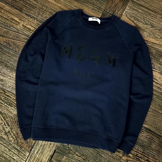 [MSGM] MSGM 그래픽 프린팅 오버핏 맨투맨 P00812