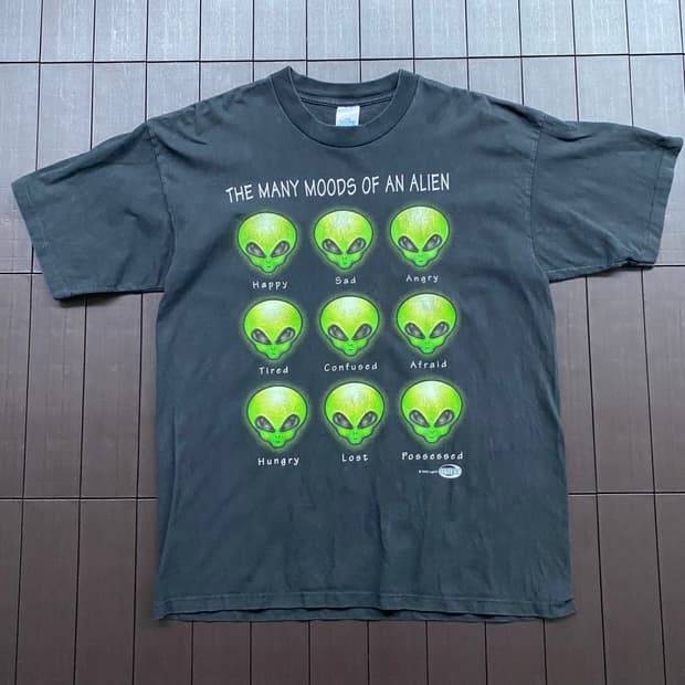 (L) 90s 빈티지 에일리언 티셔츠