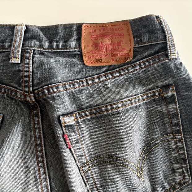 levi's) 503 vintage gray jeans