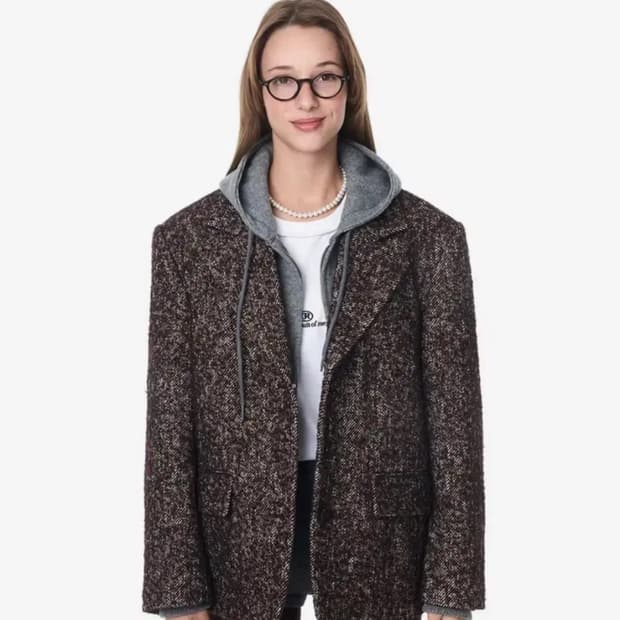 grove 그로브 헤링본 자켓 새상품