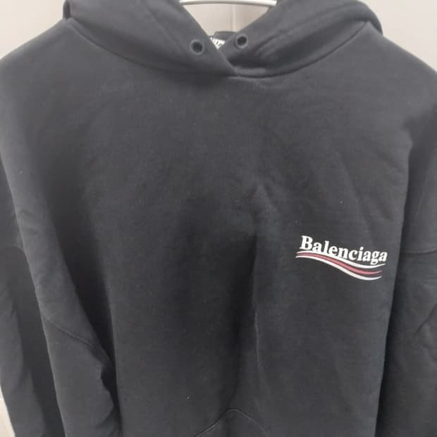 발렌시아가 웨이브 후드 L