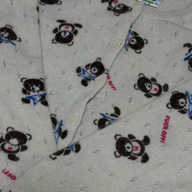 히스테릭 글래머 곰돌이 가디건