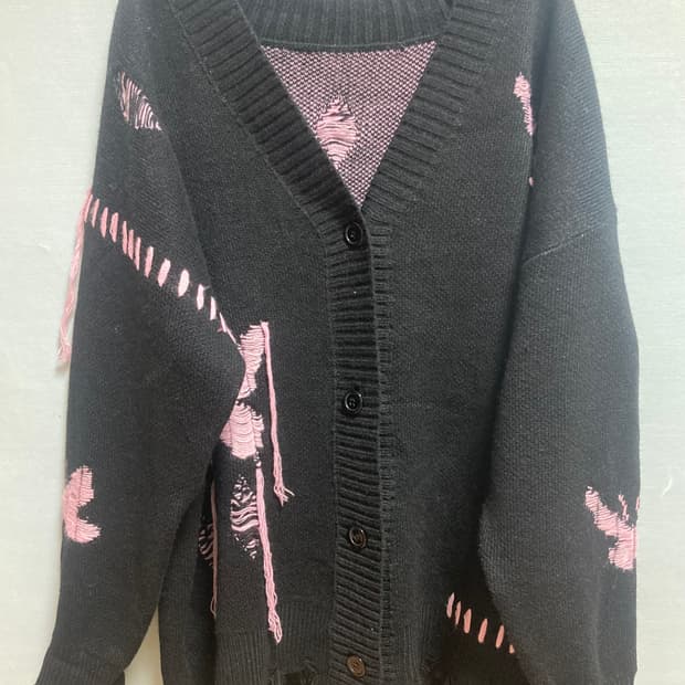 나비롱가디건 - butterfly long cardigan 