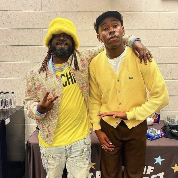 70s IZOD 라코스테 아크릴 가디건 옐로우