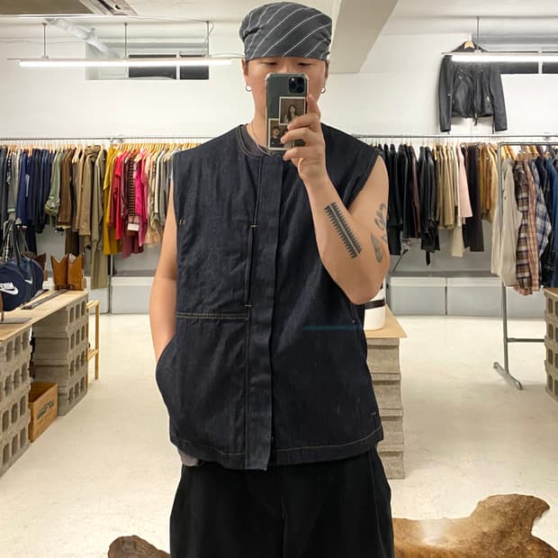 COS denim vest 코스 데님 베스트