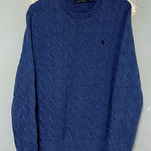 POLO 폴로 남자 꽈배기니트 캐주얼 기본 M 95