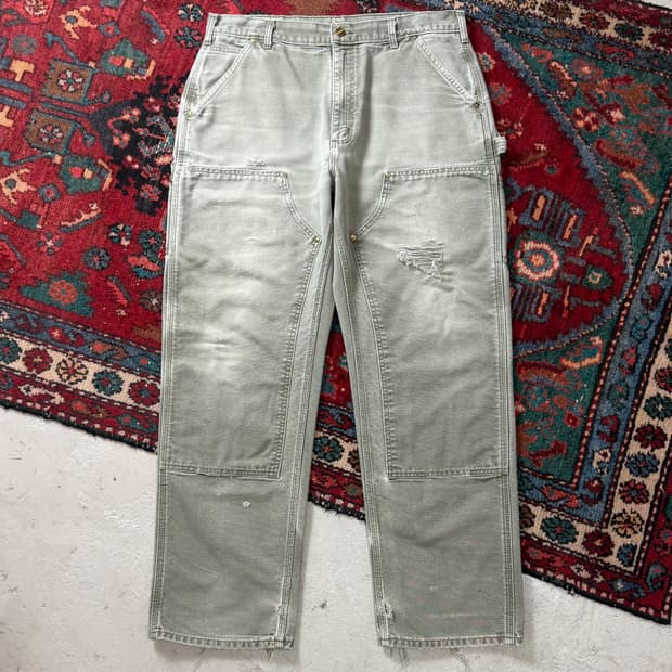 OG 칼하트 더블니 모스그린 칼하트 B01 MOS 썩블니