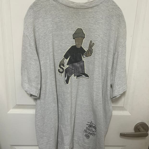 90s stussy peace and prosperity 