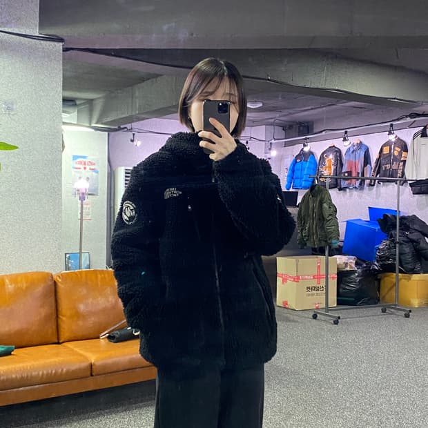 노스페이스 화이트라벨 후디 플리스자켓 B3983