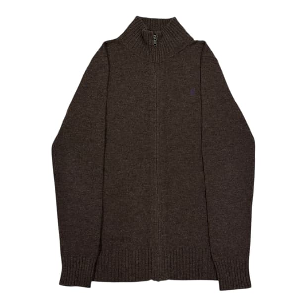 폴로 랄프로렌 빈티지 브라운 니트집업 자켓 L