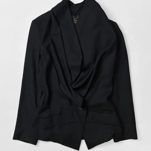 비비안웨스트우드 08s 드레이핑 셔링 자켓 PN5423