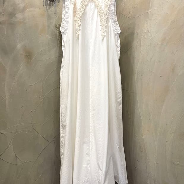 자라 빅카라 세일러 자수 맥시롱 드레스 55~66