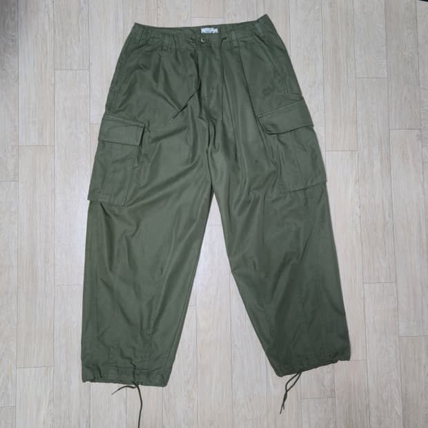 M) 빅유니온 카키 헤리티지 정글 팬츠 벌룬팬츠 카고 와이드 팬츠