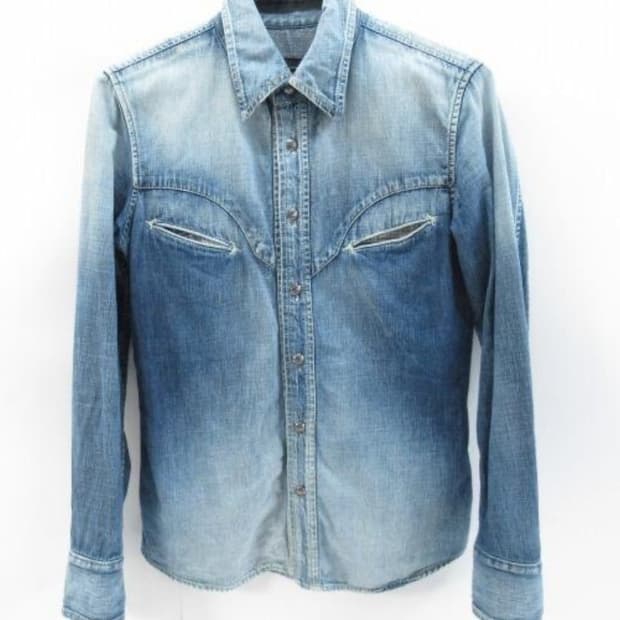 Isamu katayama backlash 웨스턴 데님셔츠