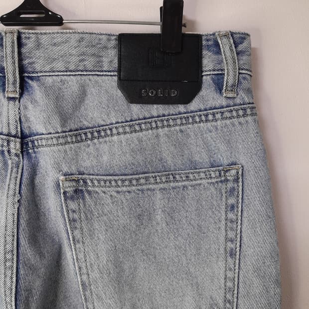 솔리드옴므 S21 연청 데님바지 48/32"