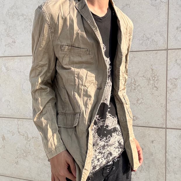 “Comme ca ism”Minimal Y2K Mood Jacket