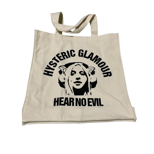 히스테릭 글래머 HEAR NO EVIL 캔버스 토트백
