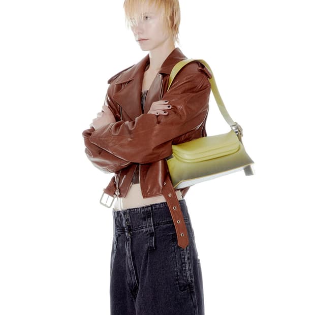 osoi 오소이 라이더 레더 자켓 브라운