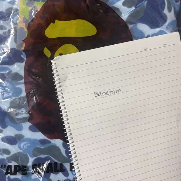 베이프 샤크후드 블루 m 새상품 (급처