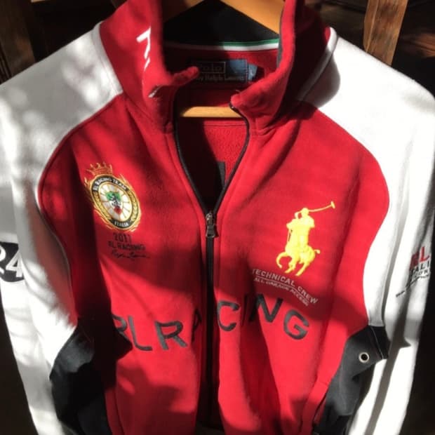 폴로 빅포니 레이싱 자켓