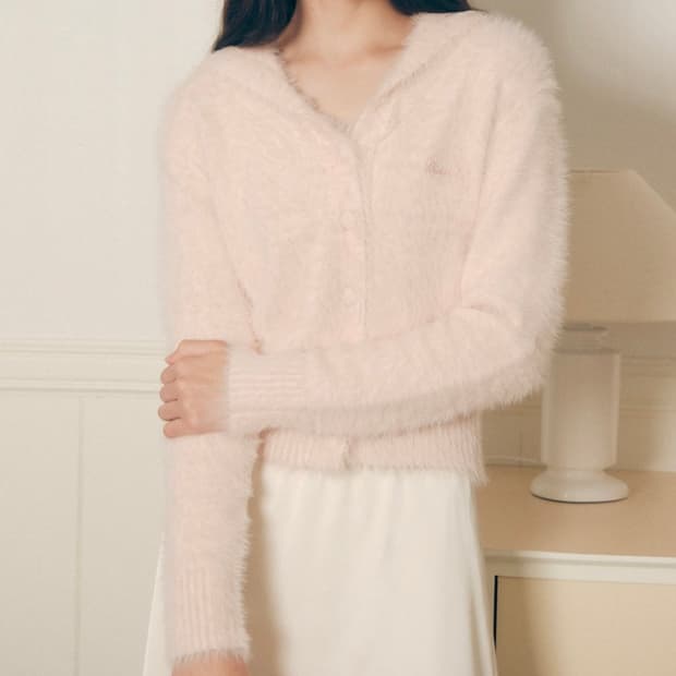 로라로라 세일러 핑크가디건