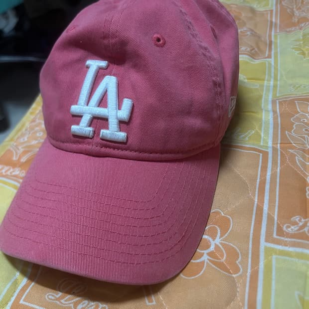 47 브랜드 캡 LA 다저스 클린업 볼캡 코랄 핑크  