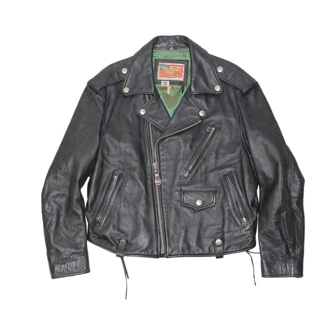 1990s USA AMEKO 아메코 레더 바이커자켓 