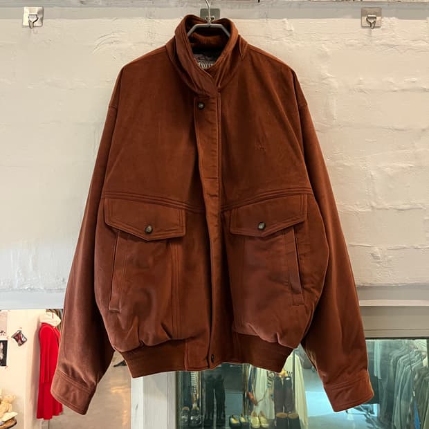 Sunny King 인조 스웨이드 블루종 LL